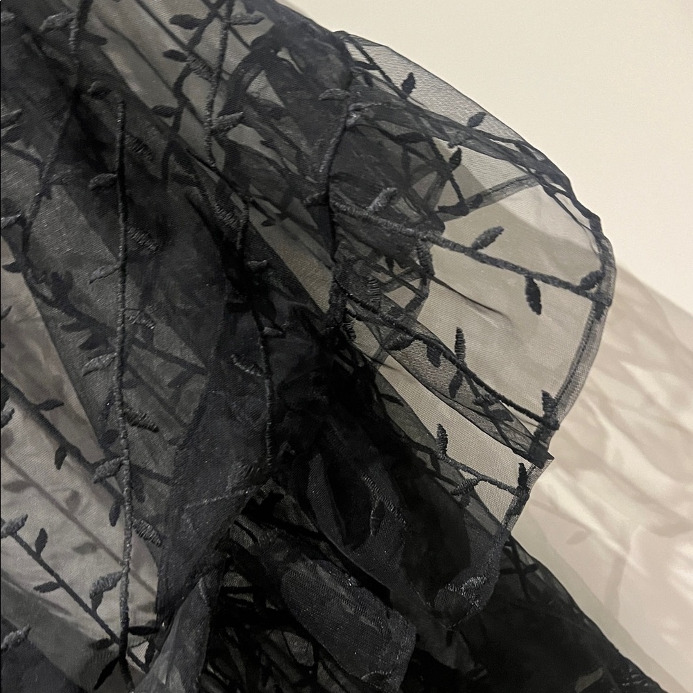 Torrid Black Lace Ruana Kimono Duster - Picture 12 of 14